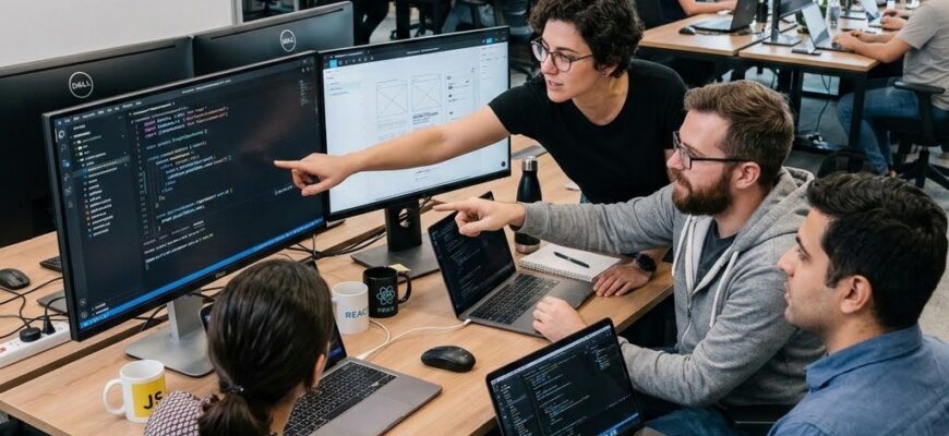 Роль опыта специалистов в frontend-разработке под ключ